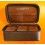 Boite écrin simili cuir marron rangement 3 x montres KRONOMETRY 1999