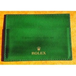 ROLEX PORTE CARTES ETUI DOCUMENTS MONTRES ROLEX CUIR CARTE DE GARANTIE CB ref 4119209.05