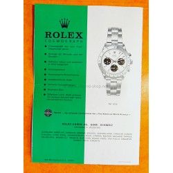 Rolex 1970 Vintage & Collectible Genuine Cosmograph Daytona Paul Newman 6239,6265 Booklet, manual german