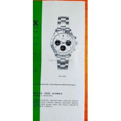 Rolex 1970 Vintage & Collectible Genuine Cosmograph Daytona Paul Newman 6239,6265 Booklet, manual german