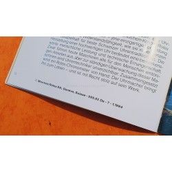 Rolex Vintage Collectible 1984-1985 GMT-Master 16750,16753,1675 GMT II 16760 Watch Instruction Booklet Manual