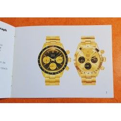 Rolex 1972/1973 Vintage & Collectible Genuine Cosmograph Daytona Paul Newman 6263,6265 Booklet, manual