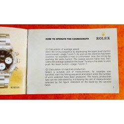 Rolex 1984/1985 Vintage Cosmograph Daytona 6263,6265,6263/8,6265/8 Manual, advertising Booklet USA