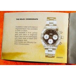 Rolex 1984/1985 Vintage Cosmograph Daytona 6263,6265,6263/8,6265/8 Manual, advertising Booklet USA