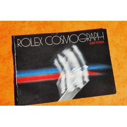 ROLEX VINTAGE 80's Booklet, manual ROLEX COSMOGRAPH DAYTONA 1982/1983 models 6263, 6265, 6240 watches Paul Newman
