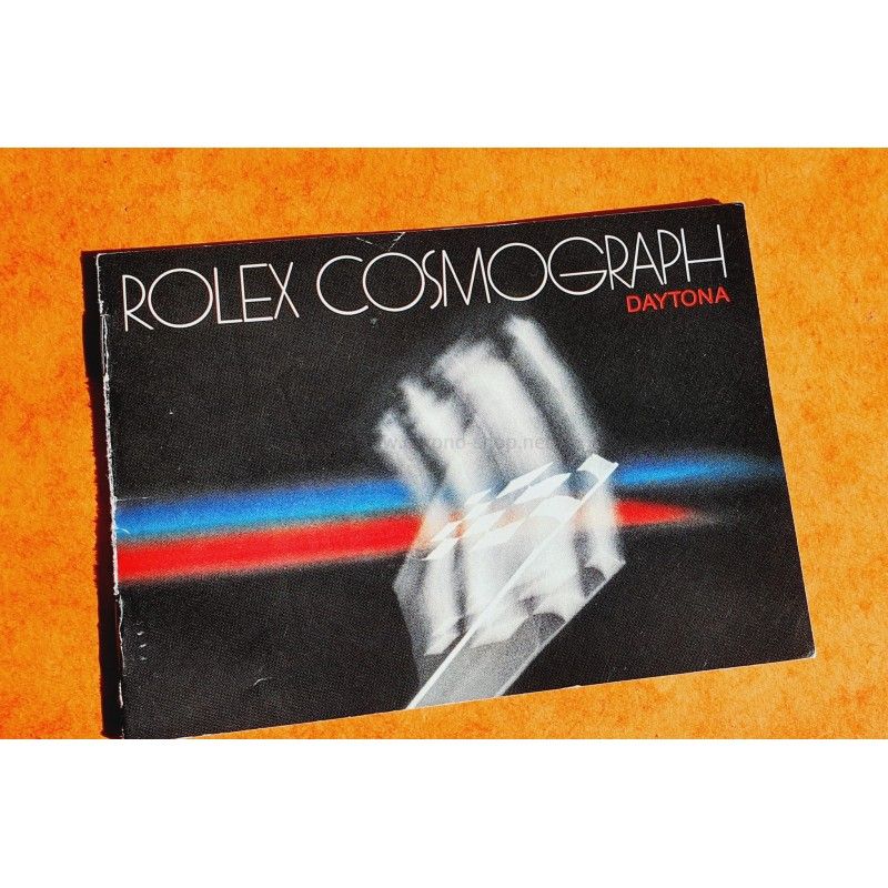ROLEX VINTAGE 80's Booklet, manual ROLEX COSMOGRAPH DAYTONA 1982/1983 models 6263, 6265, 6240 watches Paul Newman ROLEX VINTAGE 80's Booklet, manual ROLEX COSMOGRAPH DAYTONA 1982/1983 models 6263, 6265, 6240 watches Paul Newman
