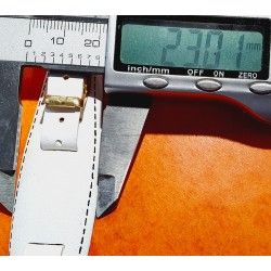 Vintage & Rare 70's SWISS MADE Plastic Bund Strap Bracelet Ladies Watch White color