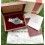 Tudor Vintage Red purple Leather Business Document Guarantee Papers watches Card Wallet 106 00 41