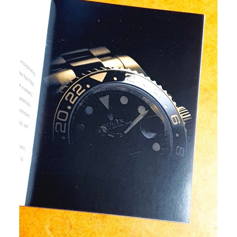 Rolex Authentic Instructions Manual English Language Booklet GMT
