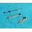 AUTHENTIQUE ROLEX SET AIGUILLES TRITIUM 5513, 5512 / 5514 SUBMARINER JAUNE Cal 1520, 1530, 1570