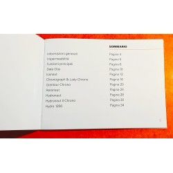 Tudor 2009 Hydronaut,Aeronaut,Iconaut,Grantour,chronograph,hydro 1200,Date-Day Booklet,advertising,italian manual