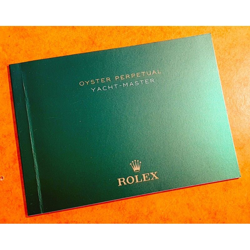 Rolex 2018 Original Italian Rolex YACHTMASTER 116622,116680 Booklet, advertising, green manual Rolex 2018 Original Italian Rolex YACHTMASTER 116622,116680 Booklet, advertising, green manual