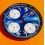 BREITLING 1884 GENUINE TUTONE WHITE & BLUE WATCH CHRONOMAT LUMINOVA DIAL 29mm CHRONOGRAPH