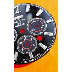 Breitling FOR BENTLEY Genuine preowned Watch dial red & black color 29mm Chronograph