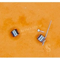 BREITLING VINTAGE TOP COVER PUSHERS SSTEEL & RED SECONDS HAND- WHITE HANDS SUBDIALS