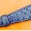 Bracelet Cuir bleu Omega Dynamic Genève Ref 566.015 Montres Dames Lady Automatic Bullseye 1972