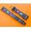 BRACELET EXOTIQUE 19mm MONTRES ANCIEN CUIR NOIR ET COULEURS AVEC BOUCLE