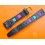 BRACELET EXOTIQUE 19mm MONTRES ANCIEN CUIR NOIR ET COULEURS AVEC BOUCLE