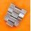 ROLEX FOLDED 7835 LINKS X 2 PARTS BRACELET LINK ROLEX TUDOR VINTAGE 19mm DAYTONA 6263, PRECISION 6694