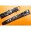 Accessoire montre BRACELET MONTRES CUIR CROCODILE COULEUR NOIR 18mm SWISS MADE