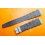 BRACELET EXOTIQUE 18mm MONTRES ANCIEN CUIR NOIR ET GRIS