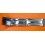 Vintage half bracelet flat-link, folded links, 1960s watch Steel half band 18mm Bracelet Seamaster 300 Omega Speedmaster