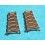 2x 78350-17mm 551 B bracelet parts Rolex Oyster bands parts 6466, 6241, 6020, 6430 air king, Oyster date, oyster perpetual