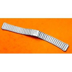 TISSOT Rare Vintage folded 70's Watch Steel Band bracelet 15/18mm ref D356/150