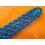 BRACELET 18mm BLEU RETRO MONTRES VINTAGES ANNEES 70 BOUCLE ARDILLON ACIER