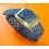 VINTAGE 70's BRAIDED RETRO STYLE WATCH STRAP DARK BROWN COLOR 16mm