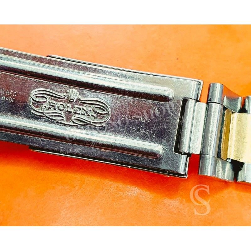 Rolex 1995 Genuine Tutone 78363 / 458B 18K/SS 20mm Band