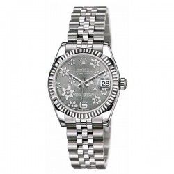 Rolex Rare Complet handset white gold batons Ladies DATEJUST 31mm 178274 watches