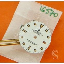 Rolex Vintage cream 1993 16550,16570 Oyster Perpetual Date Explorer II watch tritium Dial cal 3085