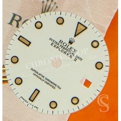 Rolex Vintage cream 1993 16550,16570 Oyster Perpetual Date Explorer II watch tritium Dial cal 3085