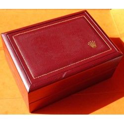 Vintage BIG Rolex President Day Date Datejust Daytona Luxe Gold Watch Box Case Leather Purple ref 53.00.01