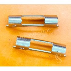 Rolex submariner vintage 593 watch end pieces, endlinks 93150 bracelet solid links 20mm, 16800,168000,16610,14060
