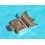 1x PART EXTENSIBLE RIVITS VINTAGE BRACELET LINK BIG CROWN 20mm SUBMARINER links CI US GMT MASTER 1675, 5513 