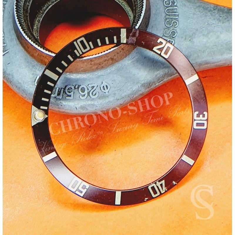 Rolex Brown Tropical SEA-DWELLER 16600,16600 watches Bronze Bezel Insert Inlay Tritium dot