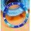 ROLEX RARE INSERT GRADUE LUNETTE BLEU MONTRES SUBMARINER DATE 16613,16618,16803,16808 LUMINOVA