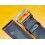 SUMMER WATCHBAND RUBBER STYLE ALLIGATOR LEATHER BLACK COLOR WATCH BRACELET 20/18mm FOR SALE