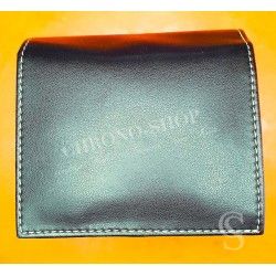 Genuine PATEK PHILIPPE Dark Brown Leather Travel Watch Pouch Case Storage Nautilus, Calatravas watches