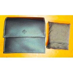 Genuine PATEK PHILIPPE Dark Brown Leather Travel Watch Pouch Case Storage Nautilus, Calatravas watches