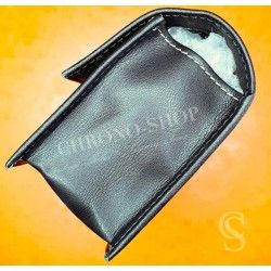 Genuine PATEK PHILIPPE Dark Brown Leather Travel Watch Pouch Case Storage Nautilus, Calatravas watches