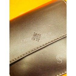 Genuine PATEK PHILIPPE Dark Brown Leather Travel Watch Pouch Case Storage Nautilus, Calatravas watches
