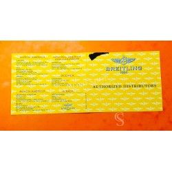 copy of BREITLING AUTHORIZED DISTRIBUTORS WATCH MANUAL BOOK GUIDE BOOKLET MANUAL FOR SALE