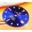 Rolex trés rare Vintage Cadran bleu royal Tritium Nipples montres or jaune 1680-8 Submariner Date