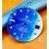Rolex trés rare Vintage Cadran bleu royal Tritium Nipples montres or jaune 1680-8 Submariner Date