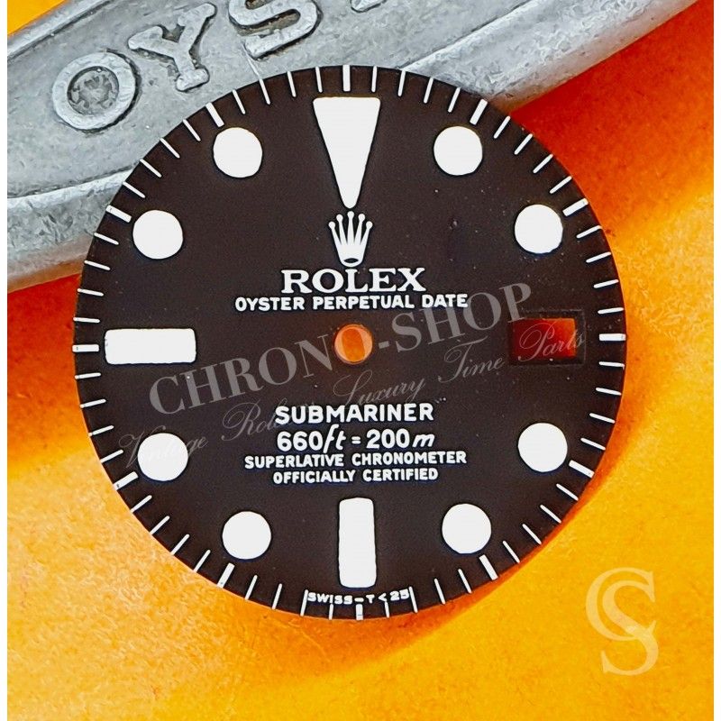 Rolex Rare Vintage Montre Cadran MAXI DIAL Submariner Date 1680 tritium cal 1570 auto