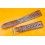 VINTAGE BROWN LEATHER WATCH STRAP 17mm RALLY STYLE TROPIC PERFORATED