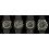 Bell & Ross Authentique bracelet Perforé Taille M Caoutchouc couleur noir montres hommes 24mm BR-X1,BR 01,BR 03